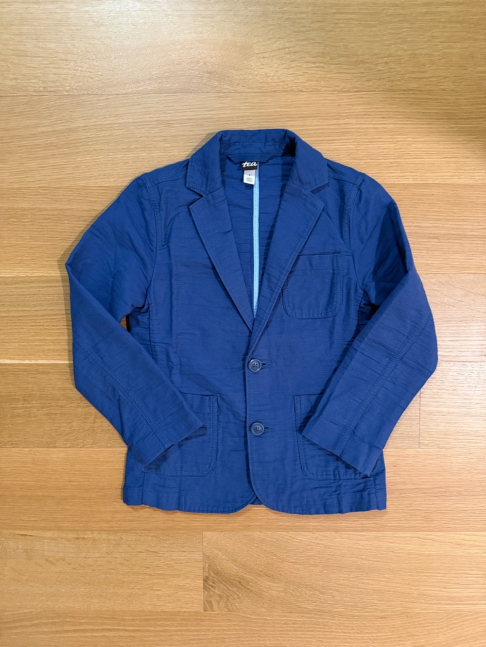 Tea Boys Cotton Blazer in Blue